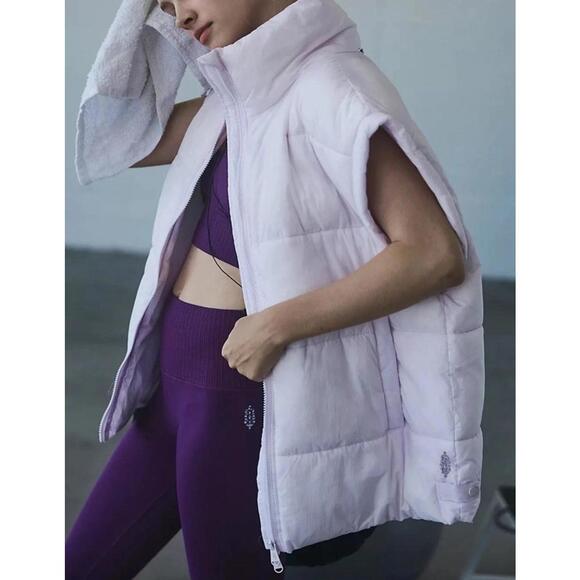 Free People Jackets & Blazers - $148 Free People FP Movement Performance In A Bubble Puffer Vest Women's S Pink